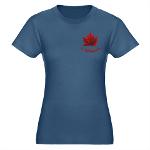 Canada Souvenir Organic Women's Canada Maple Leaf  T-Shirt