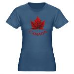 Canada Souvenir T-shirt Organic Women's Fitted Canada T-Shirt