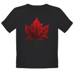 Organic Canada Flag Baby T-shirt Canada Souvenir Shirts