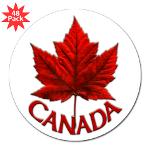 Canada Souvenir Lapel Stickers Big Canada Maple Leaf Stickers