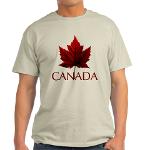 Canada Souvenir t-shirt Light T-Shirt Canadian Maple Leaf Souvenir t-shirt for men & Woman, Boys & Girls