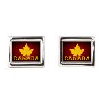 Canada Team Souvenir Cufflinks Stylish Canada Cufflinks and Canada Flag Souvenir Cufflinks