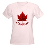 Women's Canada T-shirt Canadian Maple Leaf Souvenir Women's Shirt Canada Souvenir T-Shirts & Gifts Woman,& Girls