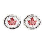 Canada Souvenir Cufflinks Stylish Canada Cufflinks and Canada Flag Souvenir Cufflinks