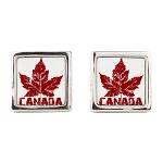 Canada Souvenir Cufflinks Stylish Canada Cufflinks and Canada Flag Souvenir Cufflinks