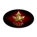 Gold Canada Stickers Sporty Gold Medal Canada Souvenirs