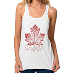 Retro Canada Flowy Tank Tops 