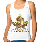 Gold Canada Workout Tank Top