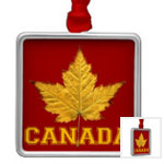 Fully customizable Canada souvenir decorations, keepsakes and fully customizable Canada ornaments