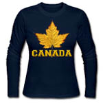 Canada Team Shirts Varsity Canada Souvenir Shirts Women's Canada 