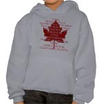 Kid's Canadian Anthem Hoodie Canada Souvenir Hoodie