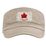 Canada Souvenir Military Cap Canada Caps & Gifts Cool Canadian Maple Leaf Caps & Gifts Canada Maple Leaf Art Caps