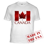 Canada Souvenir T-shirt Canada Maple Leaf Fitted T-shirt Canadian Flag Souvenir T-shirt for Men Woman Boys Girls & Baby