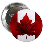 Canada Flag Buttons Canadian Flag Souvenir Button Flag Art Button