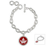 Personalized Canada Charm Bracelets