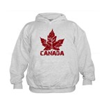 Cool Canada Souvenir Kid's Hoodies Retro Canada Shirts