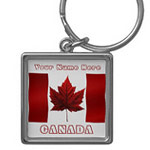 Personalized Canada Souvenir Key Chains