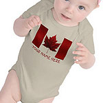 Canada Flag Souvenir Shirts Baby Canada Collection 