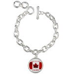 Personalized Canada Charm Bracelets