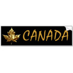 Personalized Canada Souvenir Bumper Stickers 