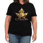 Gold Medal Canada T-shirts Women's Plus Sizes Canada Team Shirts 16 - 34 