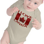 I Love Canada Baby Souvenirs Baby Canada Collection