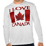 Canada souvenir men's long sleeve shirt collection