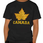 Kid's Canada Souvenir T-shirts Toddler's & Kid's Short Sleeve Canada Shirts Customizable Canada Souvenir Shirts & Gifts