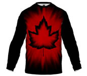 Canada Souvenir Shirts Long Sleeve Canada Shirts for Men Women and Teams - 12 Unique Designs to Choose From - View Kim's Canada Flag and Canada Maple Leaf Shirts Collection by My Wear 