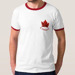 Personalized Canada souvenir t-shirts Canada flag ringer shirts  plus size Canada souvenir t-shirts Your Name Here Canada t-shirts jerseys perosnalized Canada souvvenir shirts and gifts