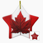 Fully customizable Canada souvenir decorations, keepsakes and fully customizable Canada ornaments