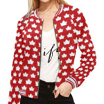 Canada Bomber Jackets Women's & Canada Team Jackets Collection is available in sizes XS to 2XL 