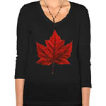 Women's Canada Souvenir Shirts Long Sleeve Jerseys Sweatshirts & Long Sleeve Canada Shirts Collection 