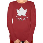 Women's Canada Souvenir Shirts Long Sleeve Jerseys Sweatshirts & Long Sleeve Canada Shirts Collection 