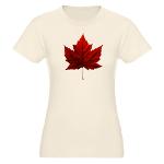 Canada Souvenir Organic Women's Canada Maple Leaf  T-Shirt