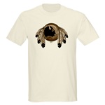 Men's Metis First Nations Art T-shirts & Gifts Original Native Art Spirit Buffalo Design by Canadian Metis Artist Kim Hunter Men's Native Art Gifts &amp; Shirts First Nations Men's Gifts &amp; Apparel art &amp; design by Canadian Metis Artist / Designer Kim Hunter custom imprinted First Nations gifts &amp; apparel available.