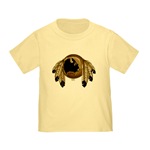 First Nations Art Baby T-shirt Native Art Infant / Toddler Baby T-Shirt & Shirts Original Native Art Baby's Spirit Buffalo Shirts Design Toddler & new born First Nations Native Art Gifts for Baby Boy's & Girls T-Shirts First Nations Childrens Gifts & Apparel art & design by Canadian Metis Artist / Designer Kim Hunter custom imprinted First Nations gifts & apparel available.