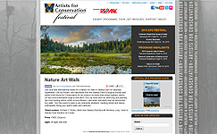 Artist's for Conservation Festival Nature Art Walk with Kim Hunter