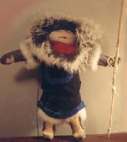 crafts dolls Original One of a Kind Inuit / Eskimo Dolls  Made to Order Click on Image for Detail