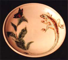 crafts  pottery One of a kind, hand crafted kiln fired clay Plate.  Made to Order Click on Image for Detail