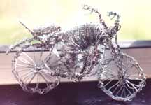 Wire Art -Objects- motor cycle Made to Order CLICK ON IMAGE FOR DETAIL