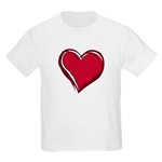 I Love You Gifts  Kid's T-shirt Love Red Hearts Gift