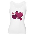 Love Cupid Love Hearts Women's Tank Top for Valentines