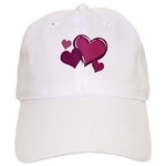 Love Hearts Art Cap for Valentines Day