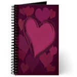 Valentines Love Journal Hearts Notebook