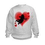 Love Cupid Love Kids Sweatshirt for Valentine's