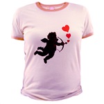 Love Cupid Love Hearts Jr. Ringer T-Shirt Valentine's