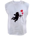 Love Cupid Love Hearts Men's Sleeveless Tee Valentines