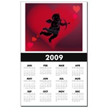 Cupid Love Hearts Calendar Print I Love You Gifts 