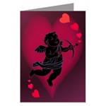 I Love You Gifts  Greeting Cards Cupid Love 6 Pk